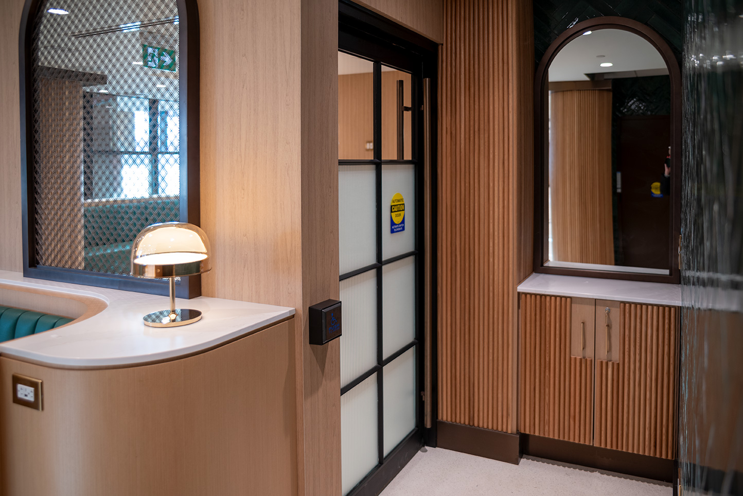 Glass doors provided by Glass Canada