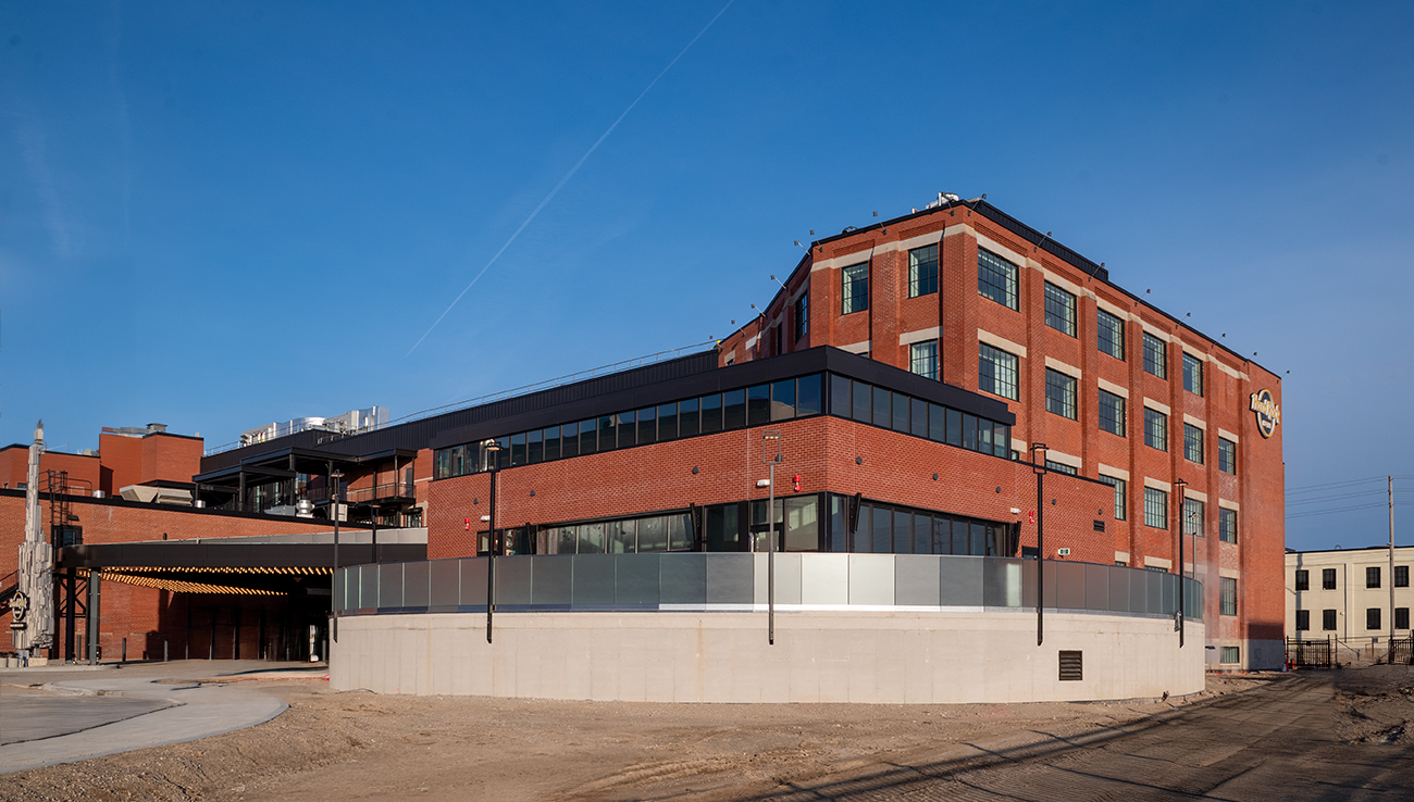 Exterior shot of Hard Rock Hotel in London, ON