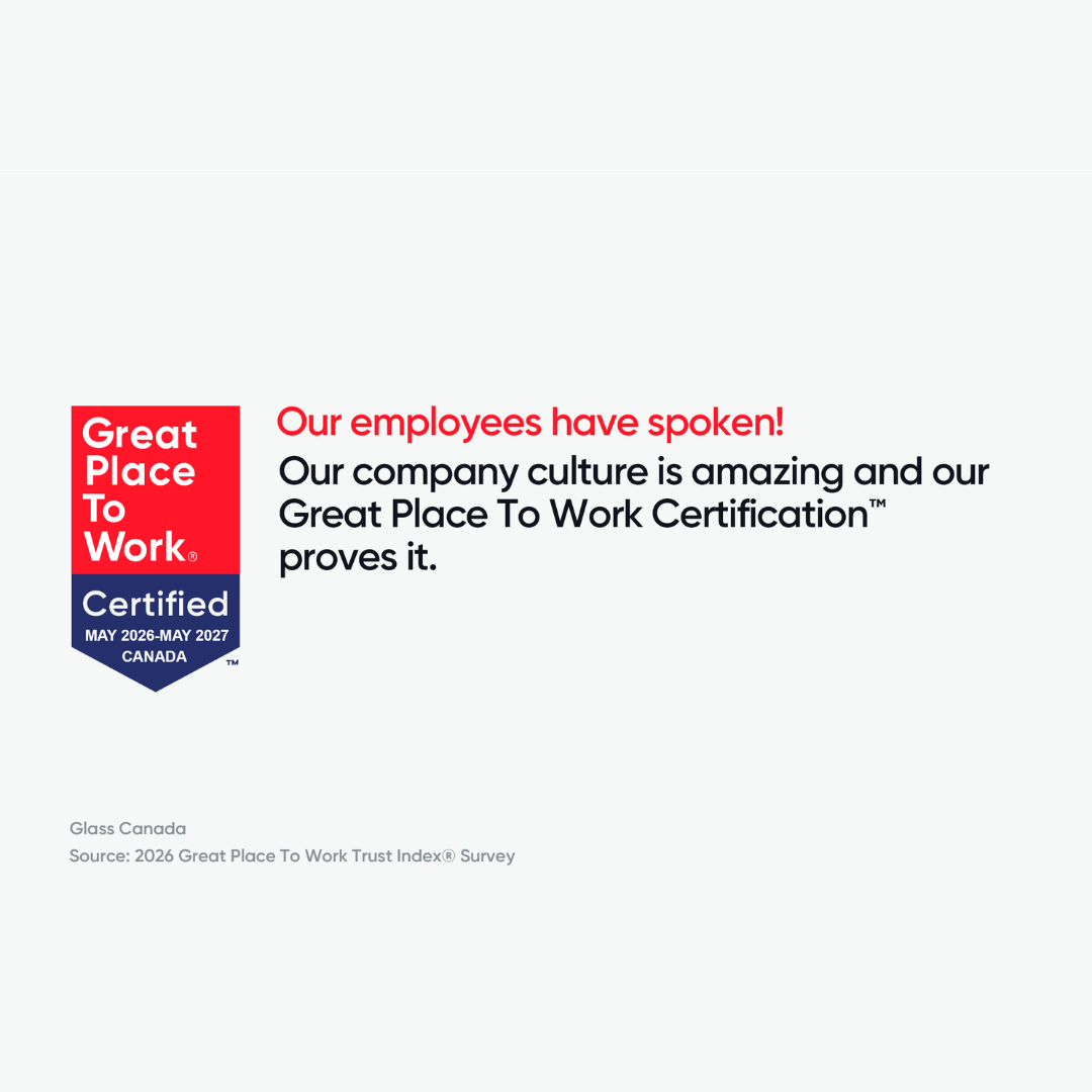 great place to work certified glass canada